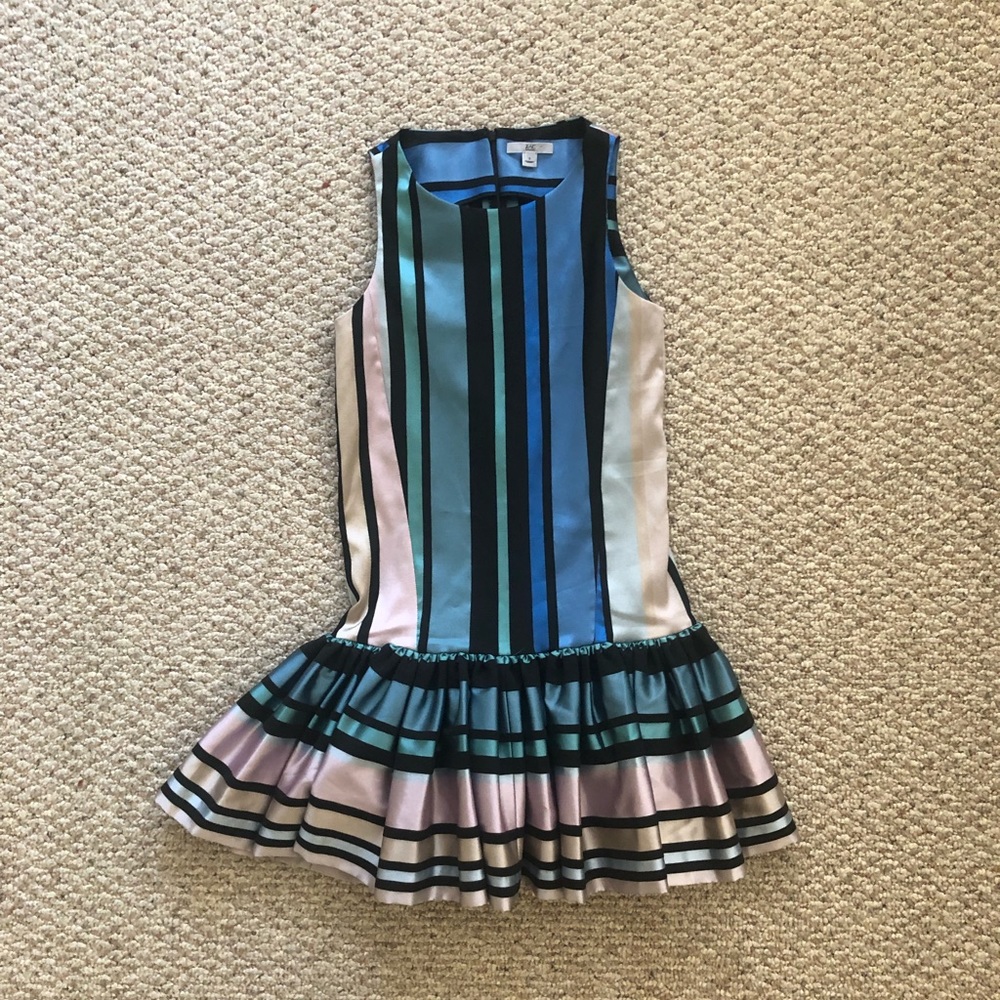 Zac Posen Designer Dress Multicolor w/ Frills-New!